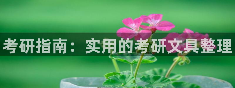 卧龙娱乐平台靠谱吗：考研指南：实用的考研