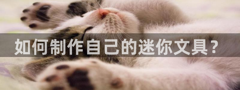 娱乐卧龙：如何制作自己的迷你文具？