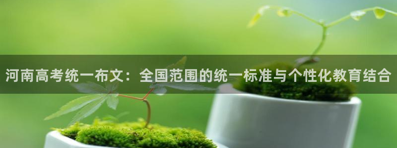 卧龙凤雏娱乐号：河南高考统一布文：全国范