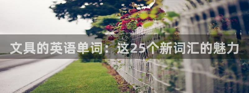 西安卧龙娱乐：文具的英语单词：这25个新